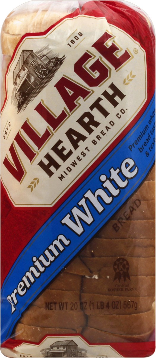 slide 9 of 9, Village Hearth White Bread, 20 oz