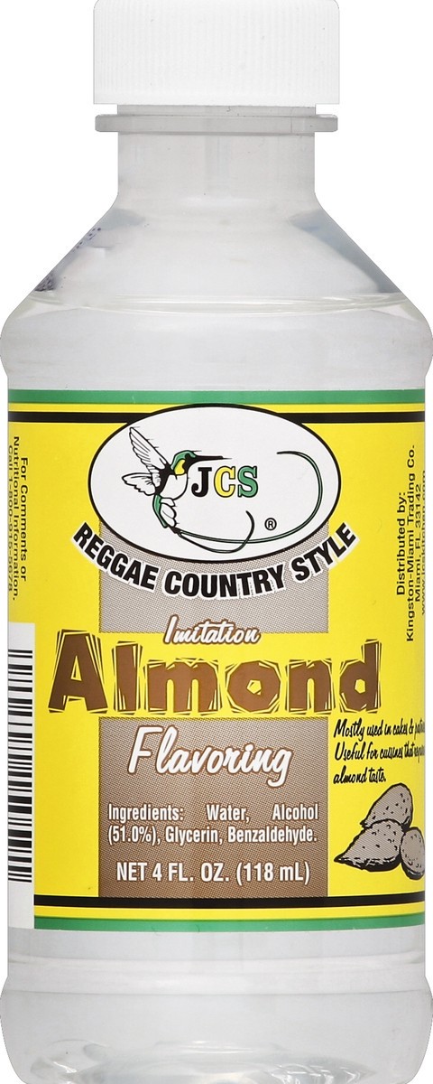 slide 2 of 2, JCS Jamaican Country Style Jamaican Cntry Style Almond Flavor, 4 oz