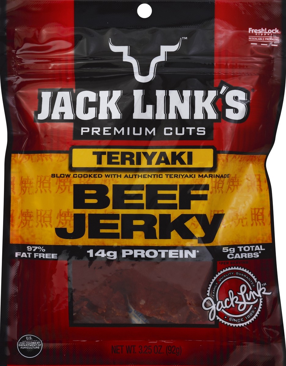 slide 3 of 3, Jack Link's Premium Cuts Teriyaki Beef Jerky, 3.25 oz
