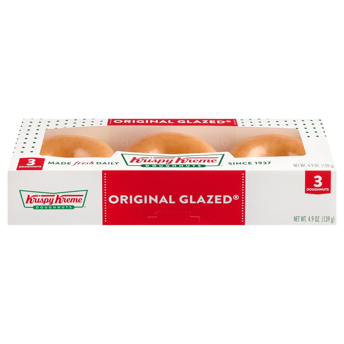 slide 7 of 7, Krispy Kreme 3-Count Original Glazed Doughnuts, 3 ct