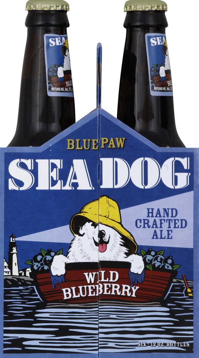 slide 4 of 4, Sea Dog Brewing Sea Dog Wild Blueberry Ale Beer - 6pk/12 fl oz Bottles, 6 ct; 12 oz