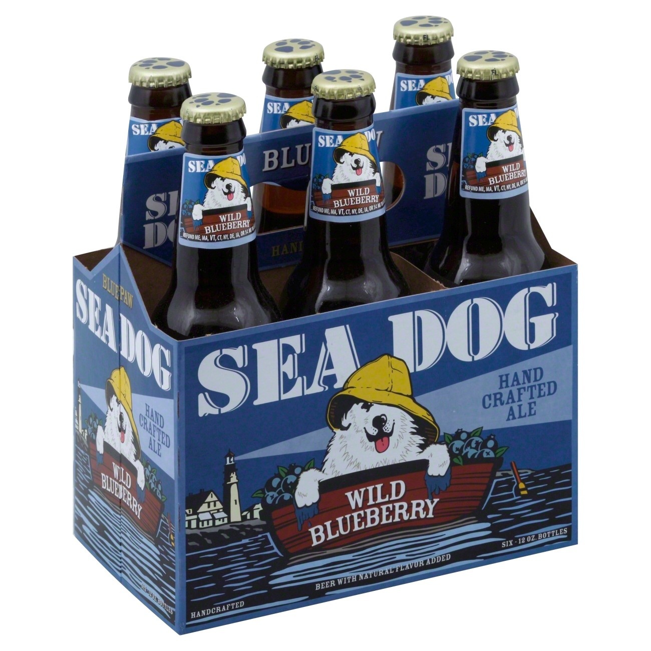 slide 1 of 4, Sea Dog Brewing Sea Dog Wild Blueberry Ale Beer - 6pk/12 fl oz Bottles, 6 ct; 12 oz