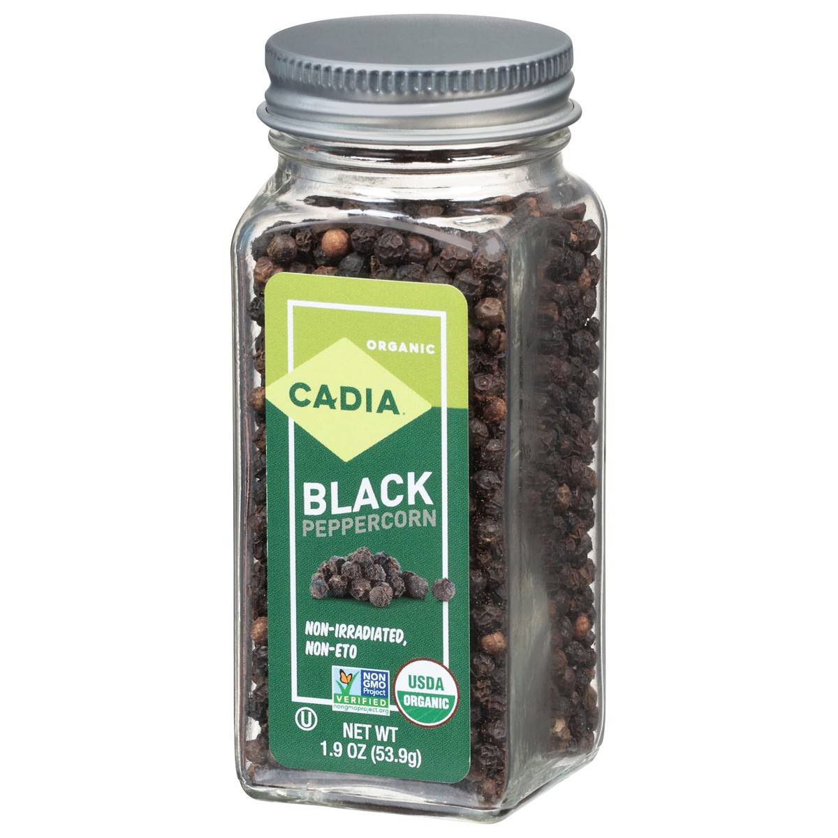 slide 5 of 11, Cadia Organic Black Peppercorn 1.9 oz, 1.9 oz