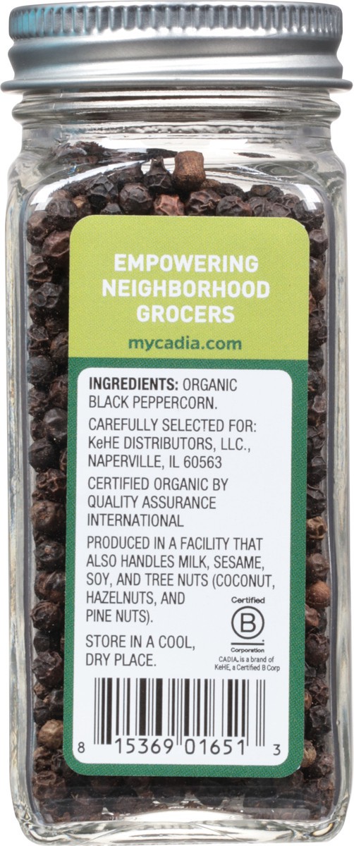 slide 7 of 11, Cadia Organic Black Peppercorn 1.9 oz, 1.9 oz