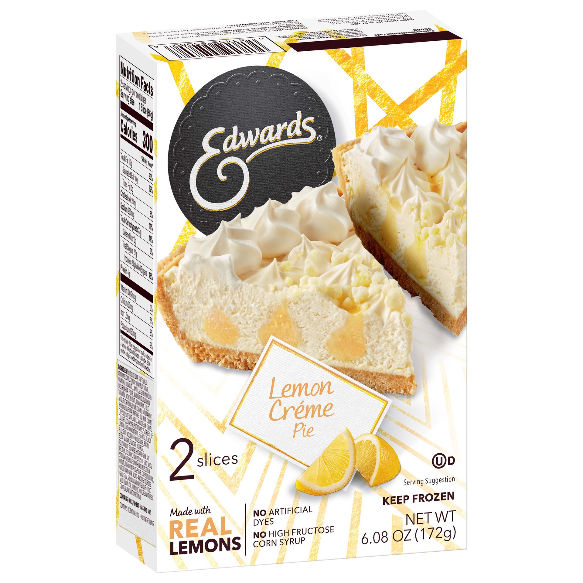 slide 2 of 5, Edwards Singles Desserts Lemon Crème, 6.08 oz