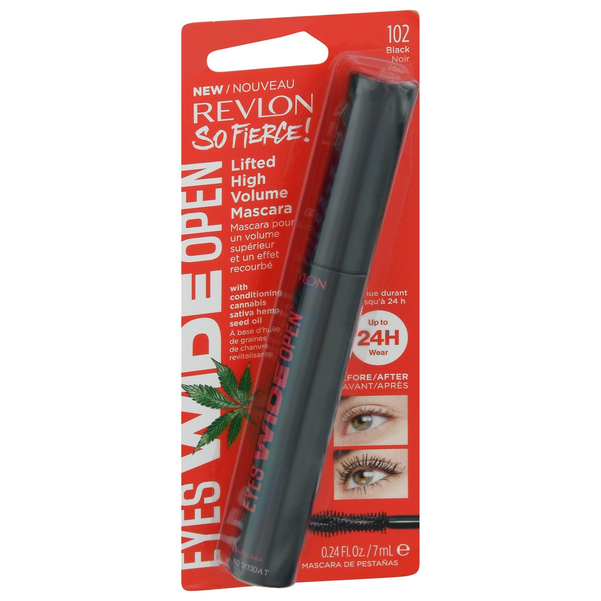 slide 5 of 9, Revlon So Fierce Eyes Wide Open Mascara, Black, 1 ct