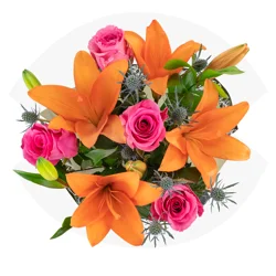 Mixed Fresh Cuts With Roses Bouquet