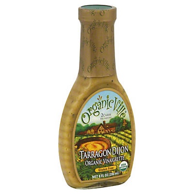 slide 1 of 1, Organicville Tarragon Dijon Vinaigrette, 8 fl oz