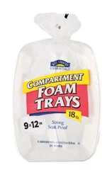 Hill Country Fare 9'' X 12'' Foam Tray