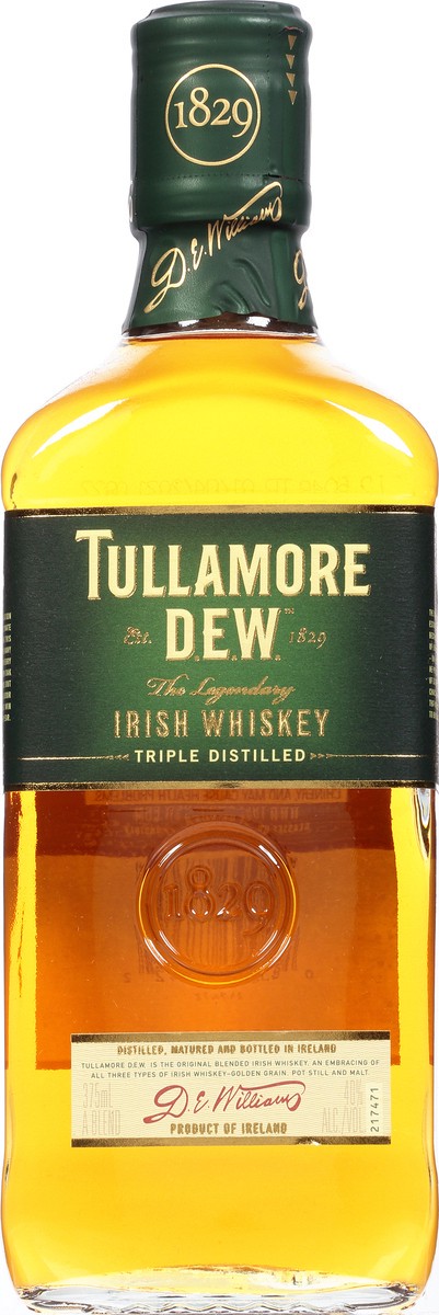 slide 7 of 9, Tullamore Dew The Legendary Triple Distilled Irish Whiskey 375 ml, 375 ml