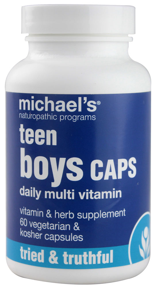 slide 1 of 1, Michael's Naturopathic Teen Boys Multi-Vitamin, 60 ct