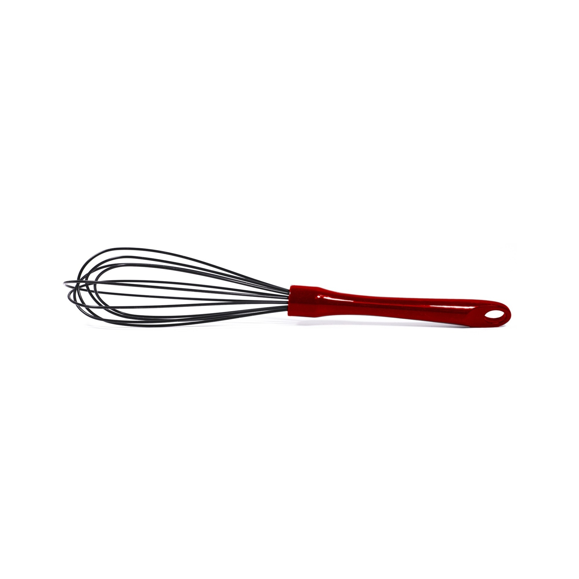 slide 1 of 1, Natural Home Red 12" Molded Bamboo Whisk, 12 in