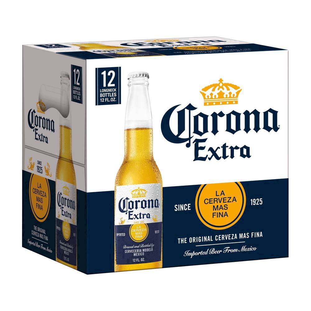 slide 46 of 98, Corona Extra Lager Mexican Beer Bottles, 12 ct; 12 oz