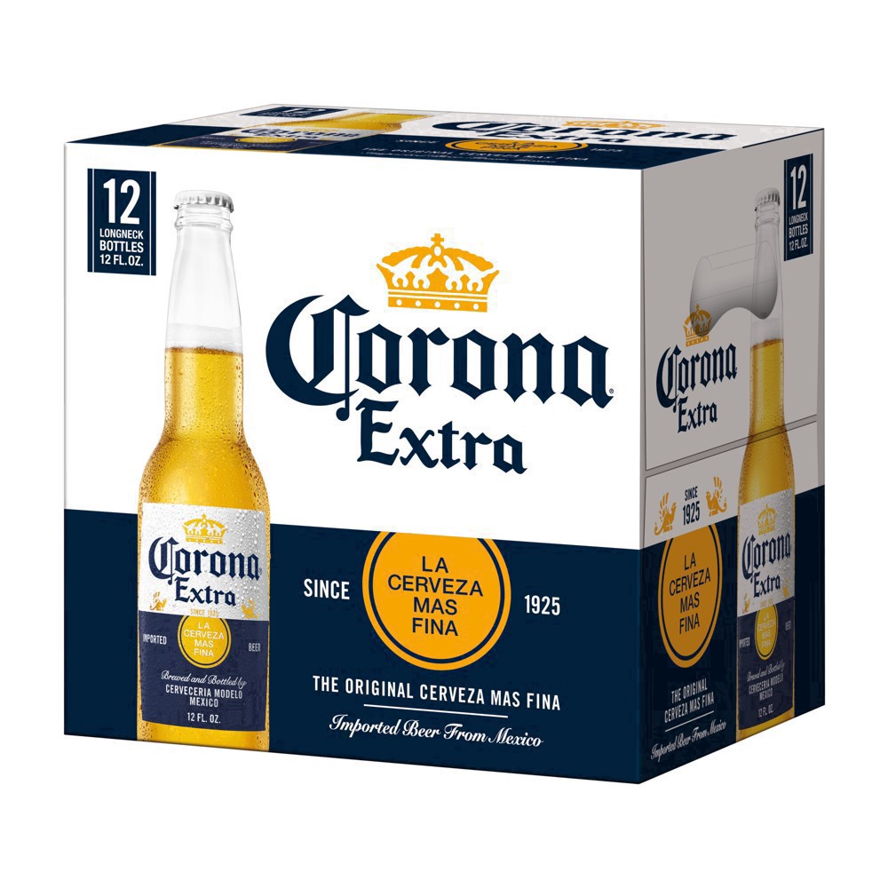slide 66 of 98, Corona Extra Lager Mexican Beer Bottles, 12 ct; 12 oz