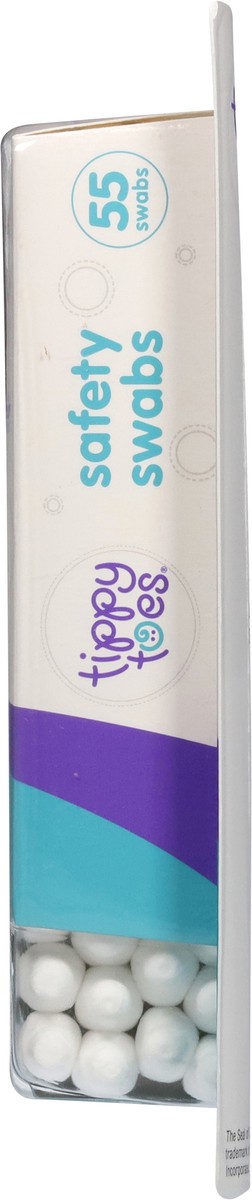 slide 11 of 11, Tippy Toes Baby Safety Cotton Swabs, 55 ct