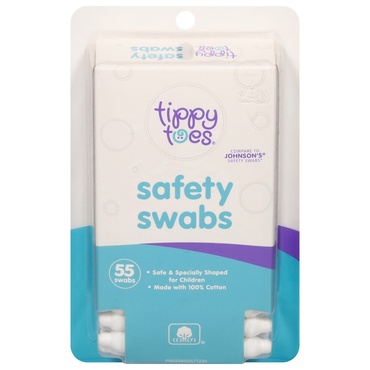 slide 4 of 11, Tippy Toes Baby Safety Cotton Swabs, 55 ct
