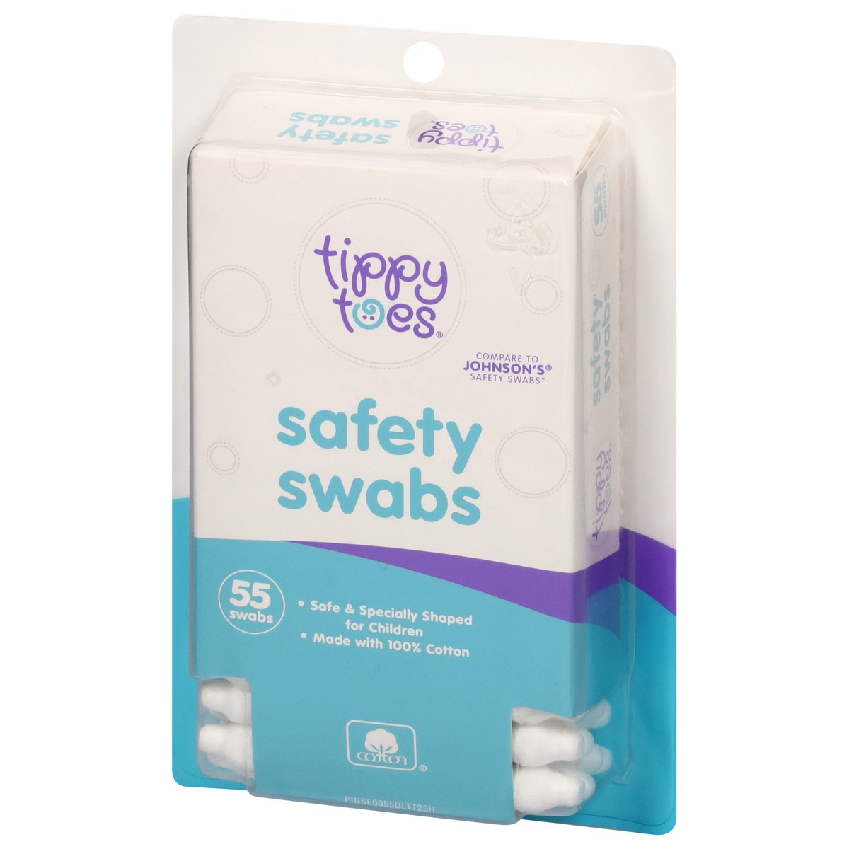 slide 6 of 11, Tippy Toes Baby Safety Cotton Swabs, 55 ct