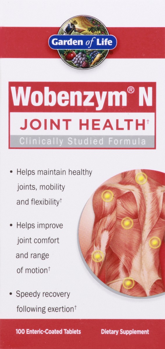 slide 1 of 13, Garden of Life Wobenzym, 100 ct