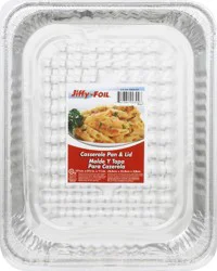 Jiffy-Foil Casserole Pan & Lid 1 ea