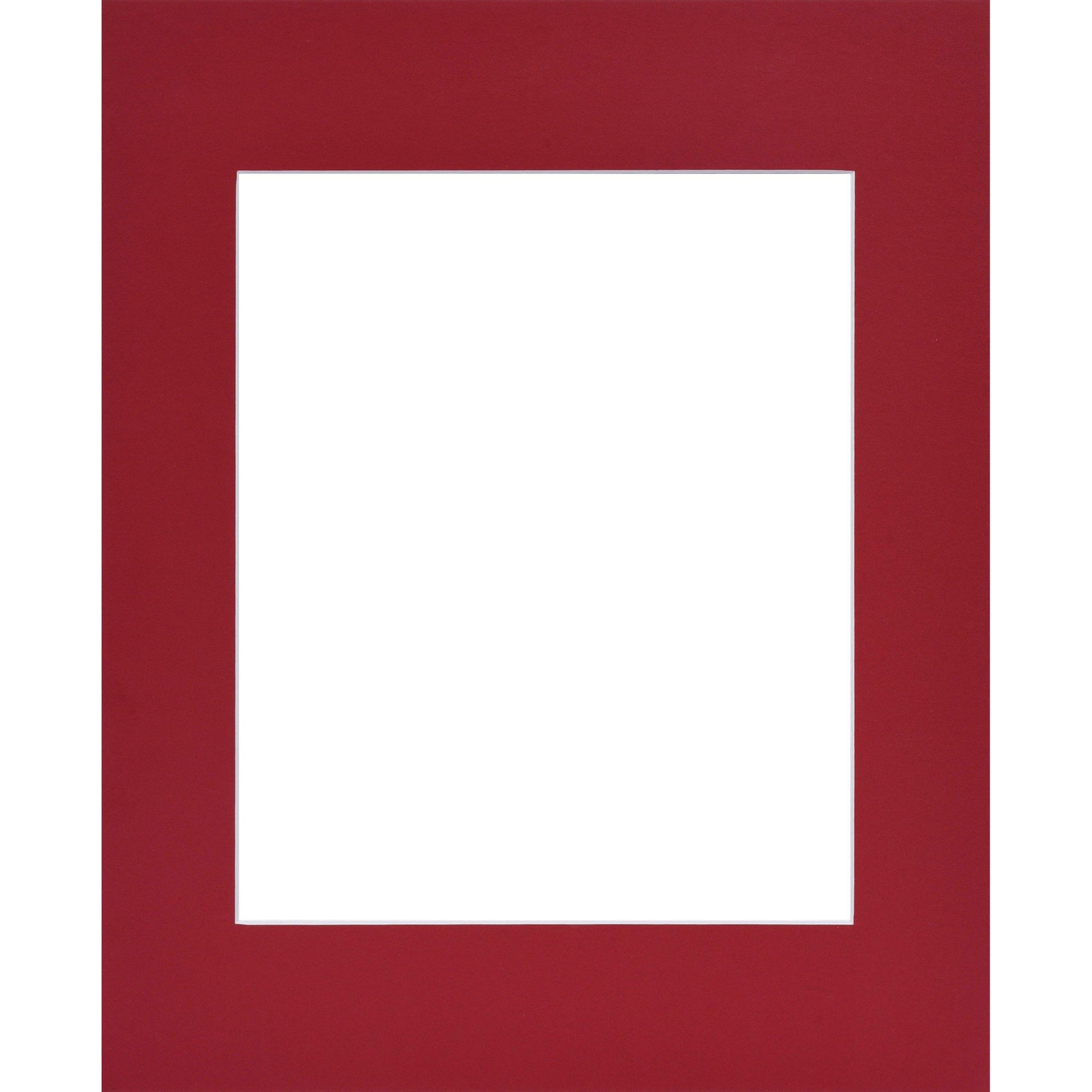 slide 2 of 2, 11" X 14" Red Mat, 8" X 10" Opening Size By Studio Decor, 11 in x 14 in