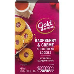 Gold Emblem Raspberry Creme Shortbread Cookies, 10.6 Oz