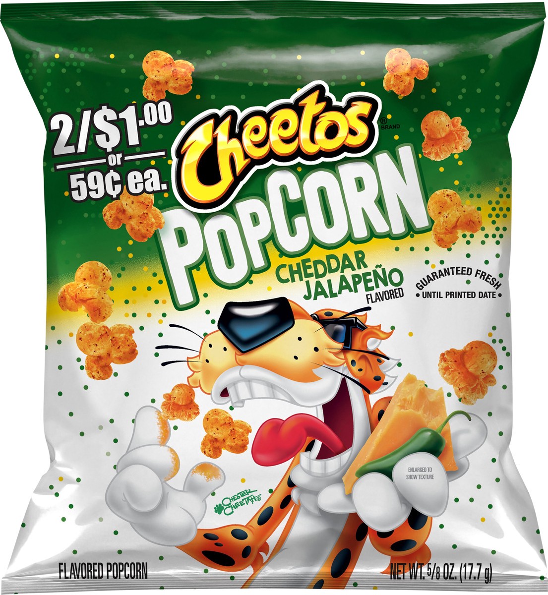 slide 3 of 7, Cheetos Cheddar Jalapeno Popcorn, 0.62 oz