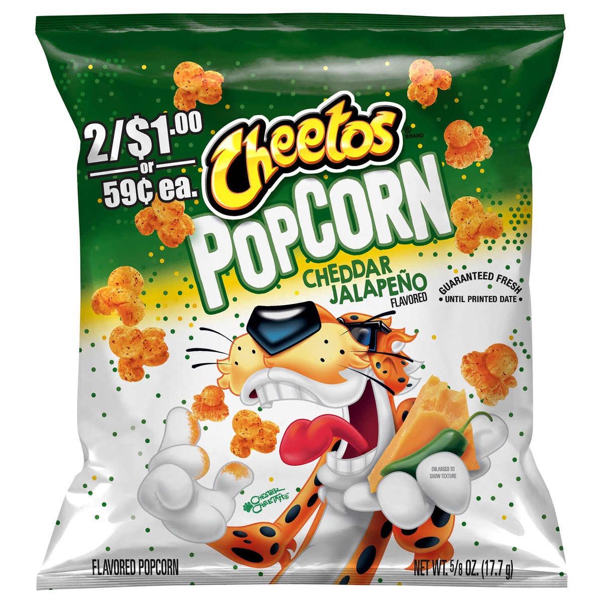 slide 1 of 7, Cheetos Cheddar Jalapeno Popcorn, 0.62 oz