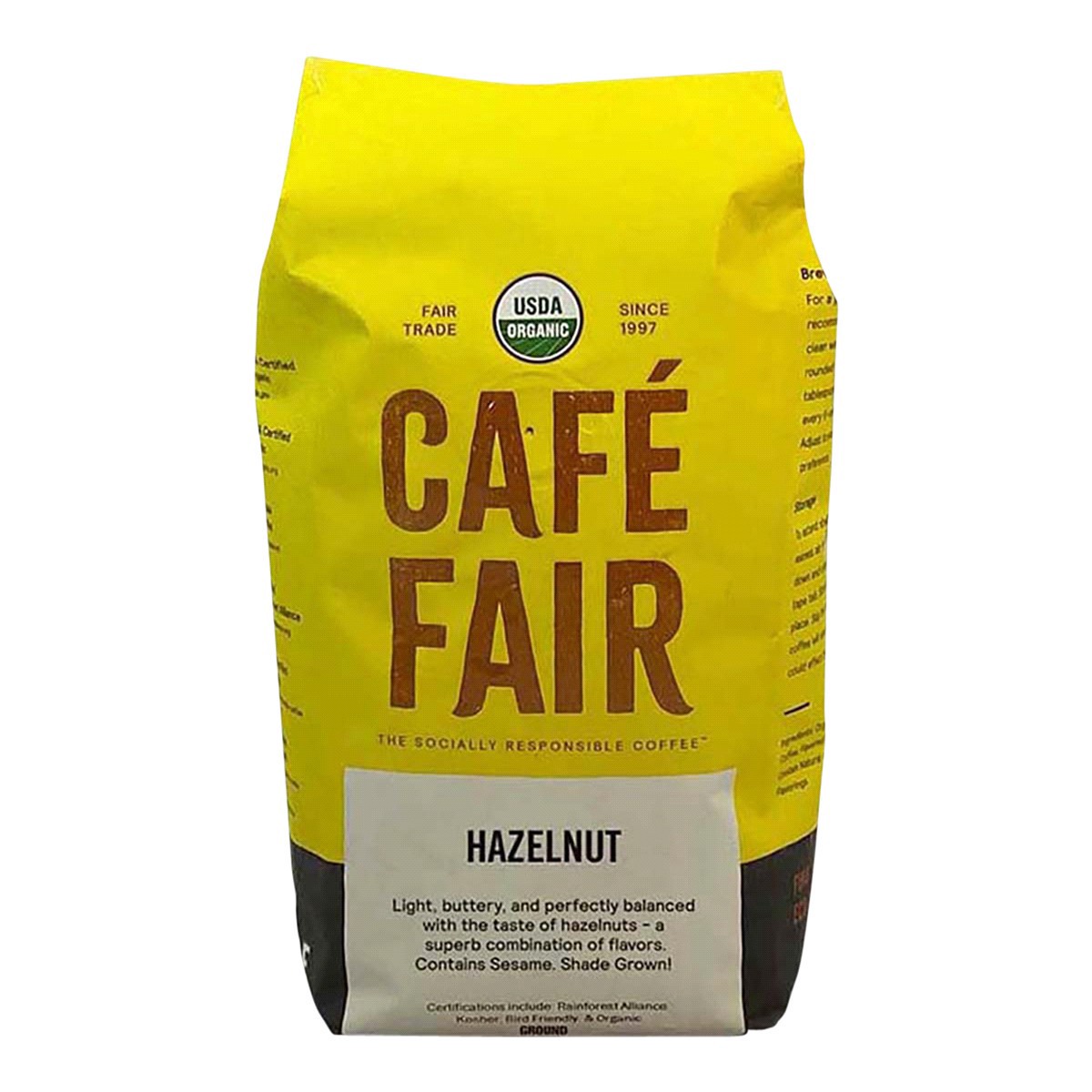 slide 1 of 9, Café Fair Hazelnut Ground Coffee - 12 oz, 12 oz