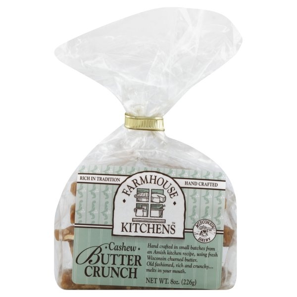 slide 1 of 5, Farmhouse Kitchens Cashew Butter Crunch, 8 oz