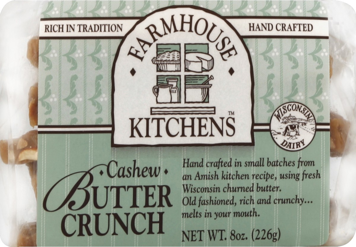 slide 1 of 5, Farmhouse Kitchens Cashew Butter Crunch 8 oz, 8 oz