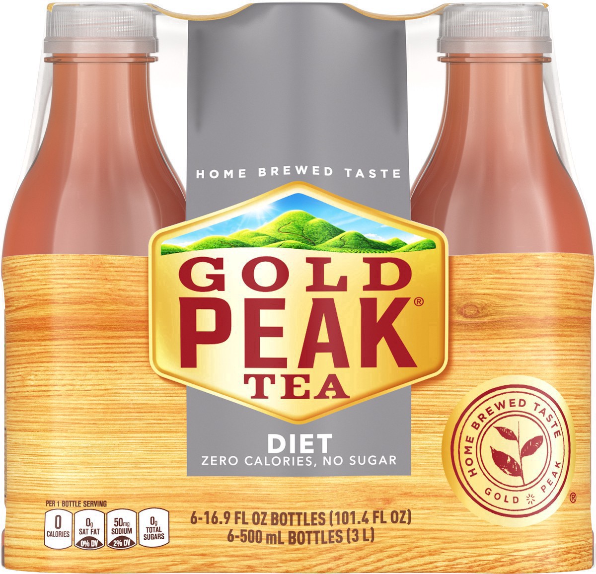 slide 4 of 8, Gold Peak Diet Tea - 6 ct, 6 ct; 16.9 oz