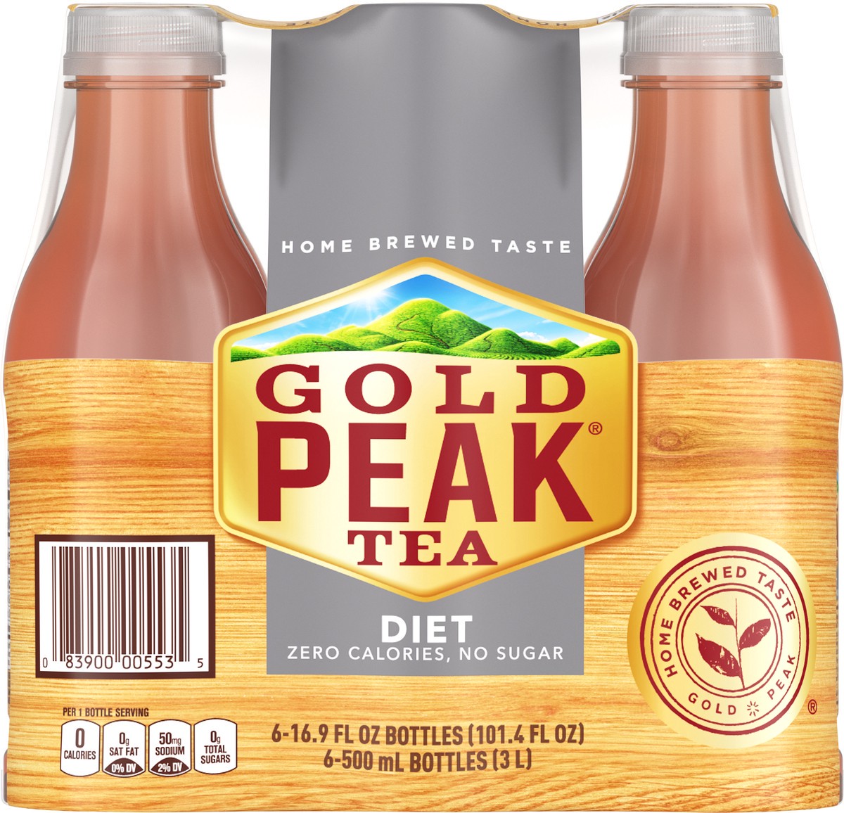 slide 3 of 8, Gold Peak Tea - 6 ct, 101.40 fl oz