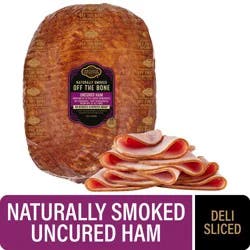 Private Selection® Naturally Smoked Off the Bone Uncured Deli Ham Sliced, 1 lb