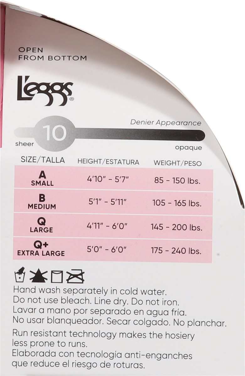 slide 9 of 13, L'eggs Silken Mist Nude Ultra Sheer Leg Beautiful Sheer Tights Q 1 ea, 1 ct