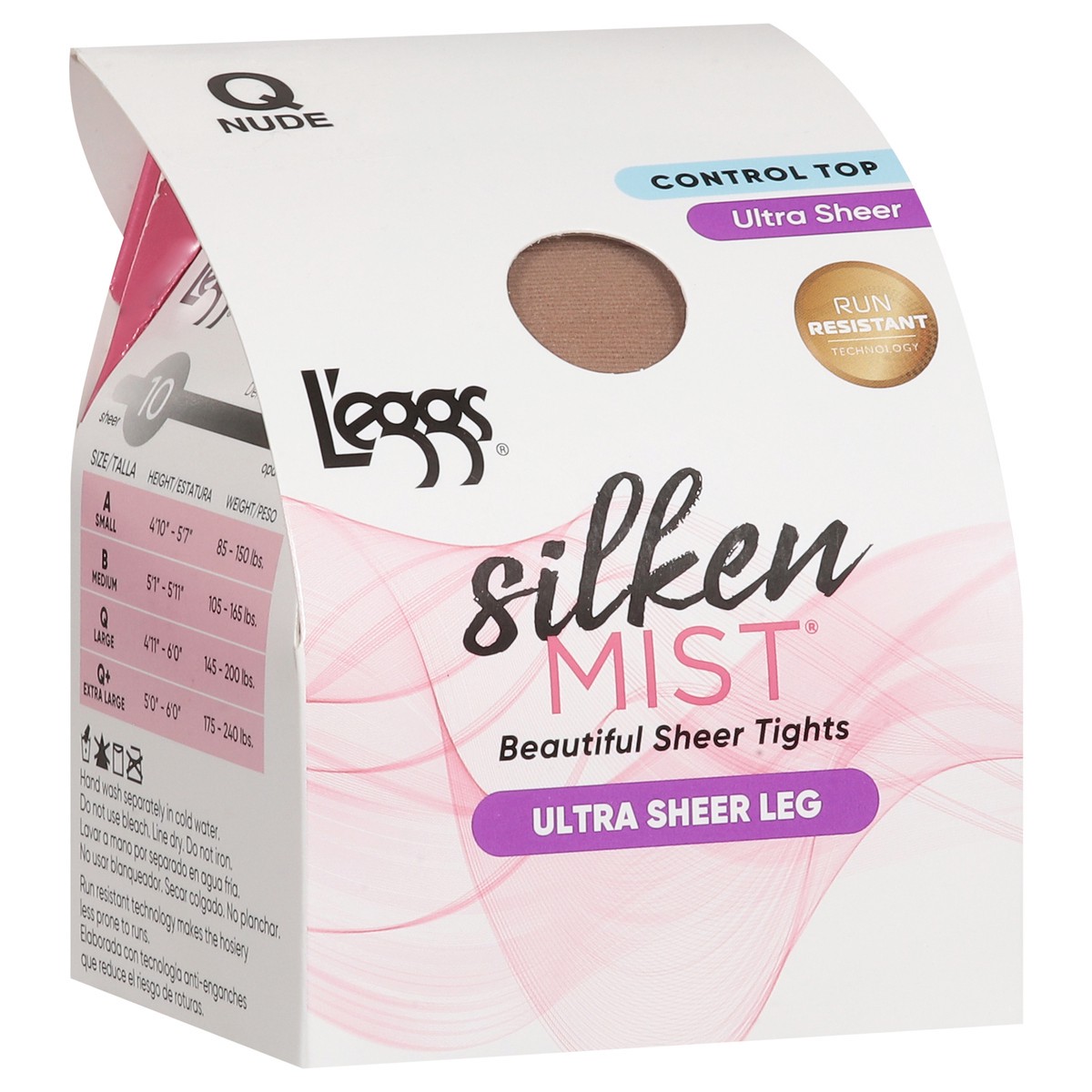 slide 8 of 13, L'eggs Silken Mist Nude Ultra Sheer Leg Beautiful Sheer Tights Q 1 ea, 1 ct