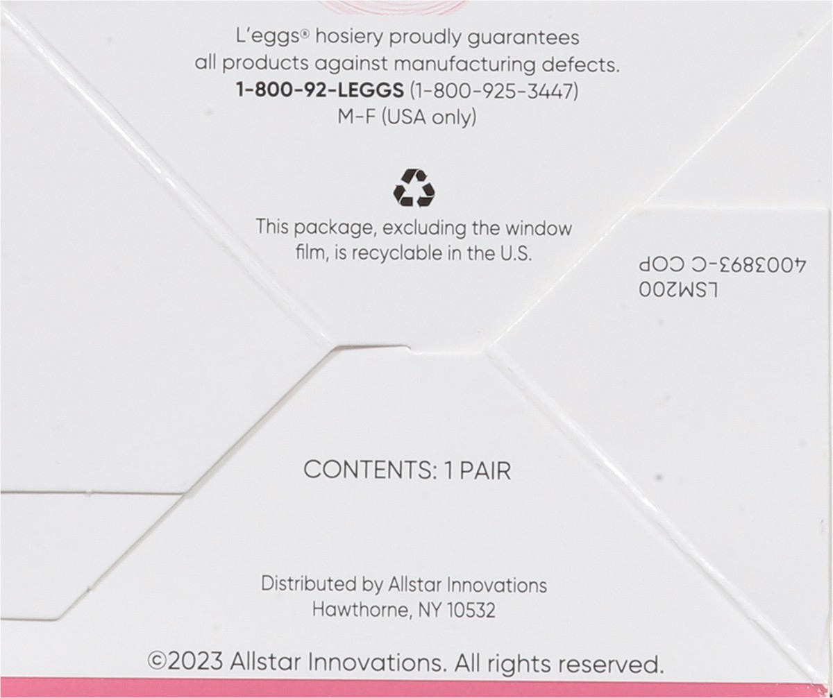 slide 2 of 13, L'eggs Silken Mist Nude Ultra Sheer Leg Beautiful Sheer Tights Q 1 ea, 1 ct