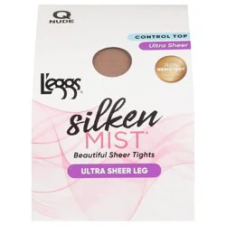 L'eggs Silken Mist Nude Ultra Sheer Leg Beautiful Sheer Tights Q 1 ea