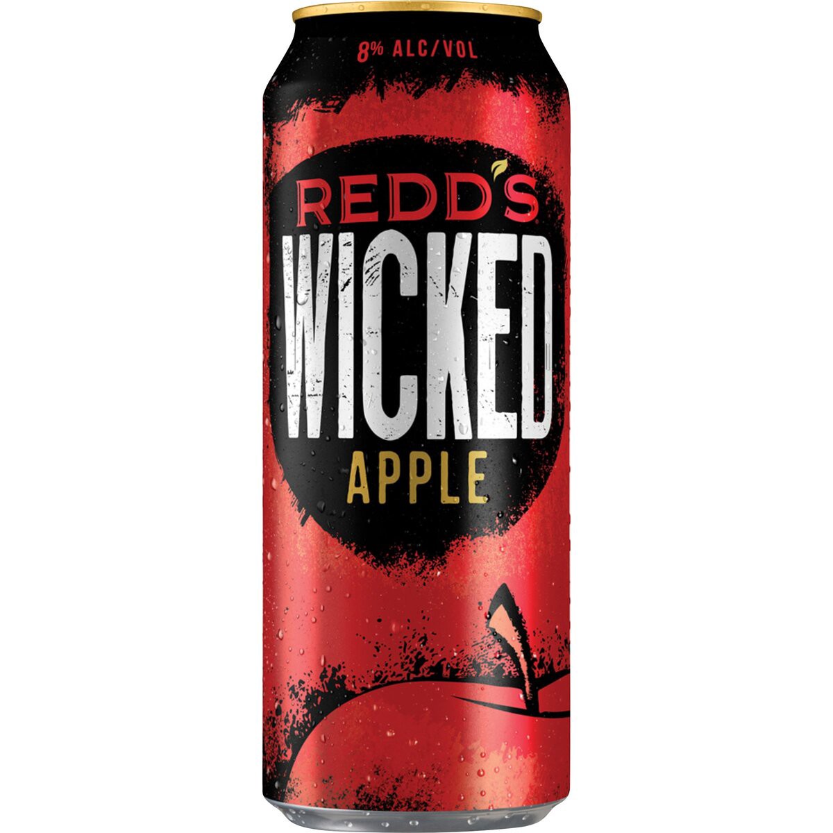 slide 2 of 3, Redd's Wicked Apple Ale Beer, 24 fl. oz. Can, 8% ABV, 24 fl oz