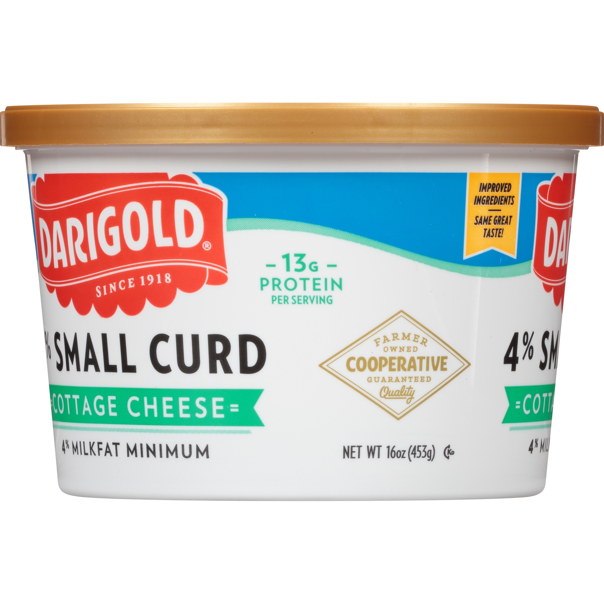 slide 2 of 6, Darigold 4% Small Curd Cottage Cheese, 16 oz