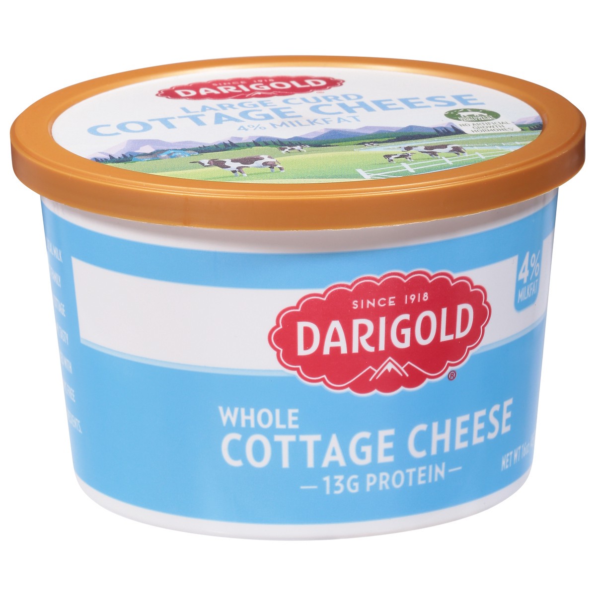 slide 5 of 9, Darigold 4% Milkfat Whole Large Curd Cottage Cheese 16 oz, 16 oz