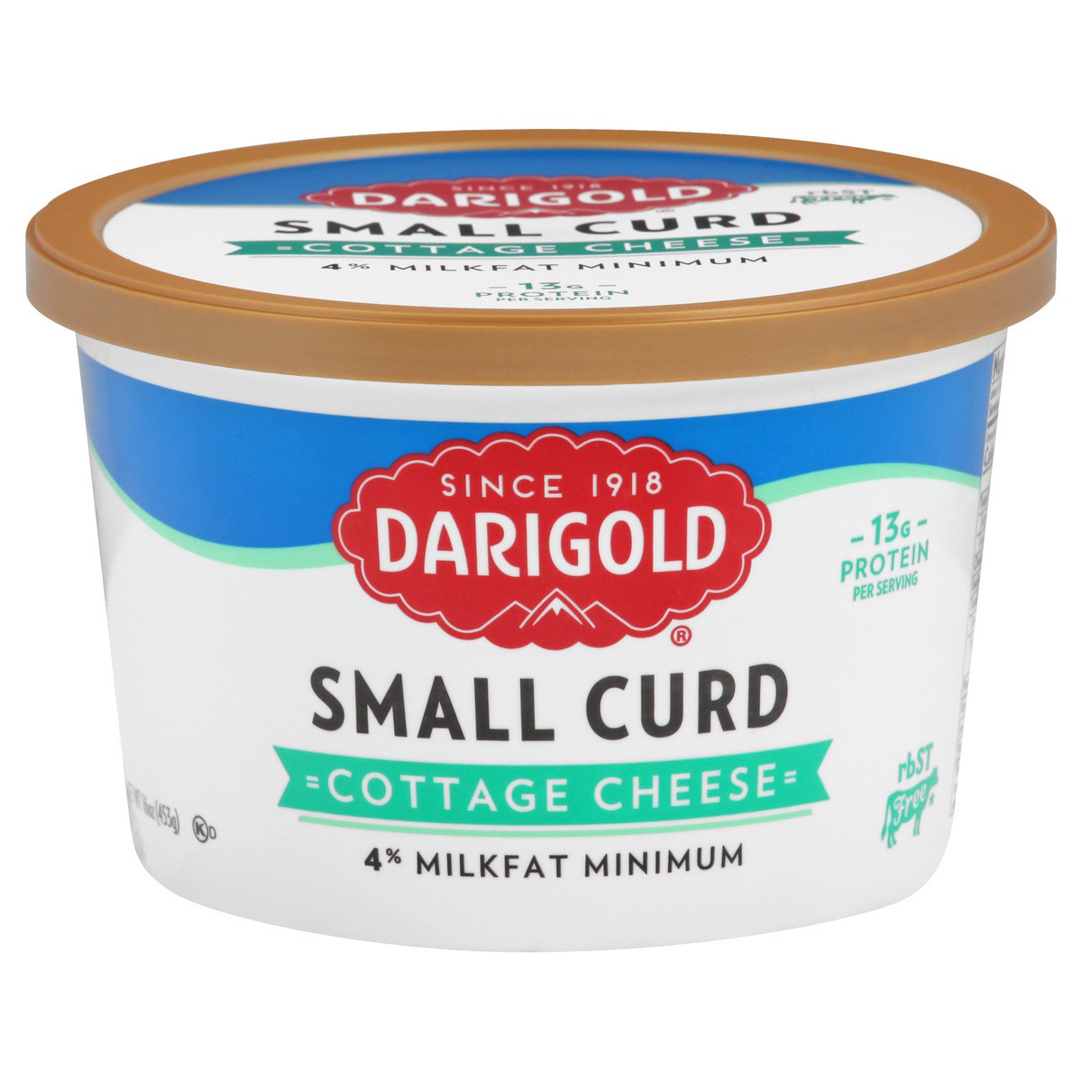 slide 1 of 9, Darigold 4% Milkfat Whole Large Curd Cottage Cheese 16 oz, 16 oz