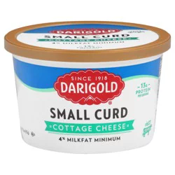 Darigold 4% Milkfat Whole Large Curd Cottage Cheese 16 oz