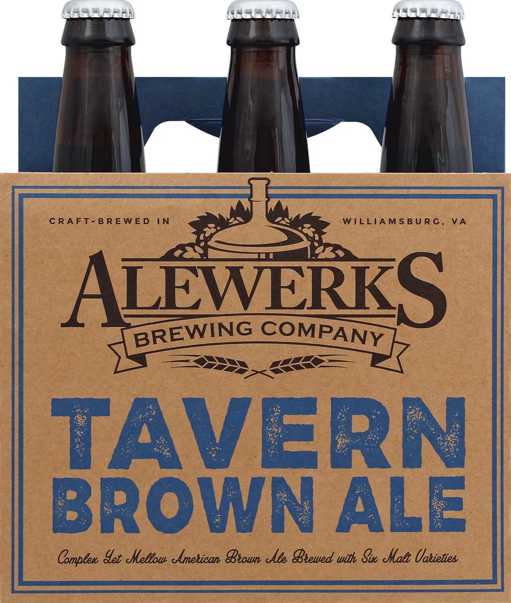 slide 4 of 4, Alewerks Brewing Company Brown Ale Tavern Beer 6 - 12 oz Bottles, 1 ct