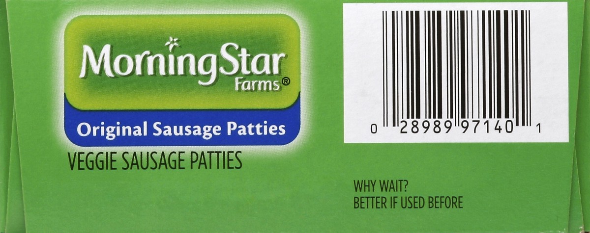 slide 6 of 7, MorningStar Farms Veggie Sausage Patties 6 ea, 8 oz