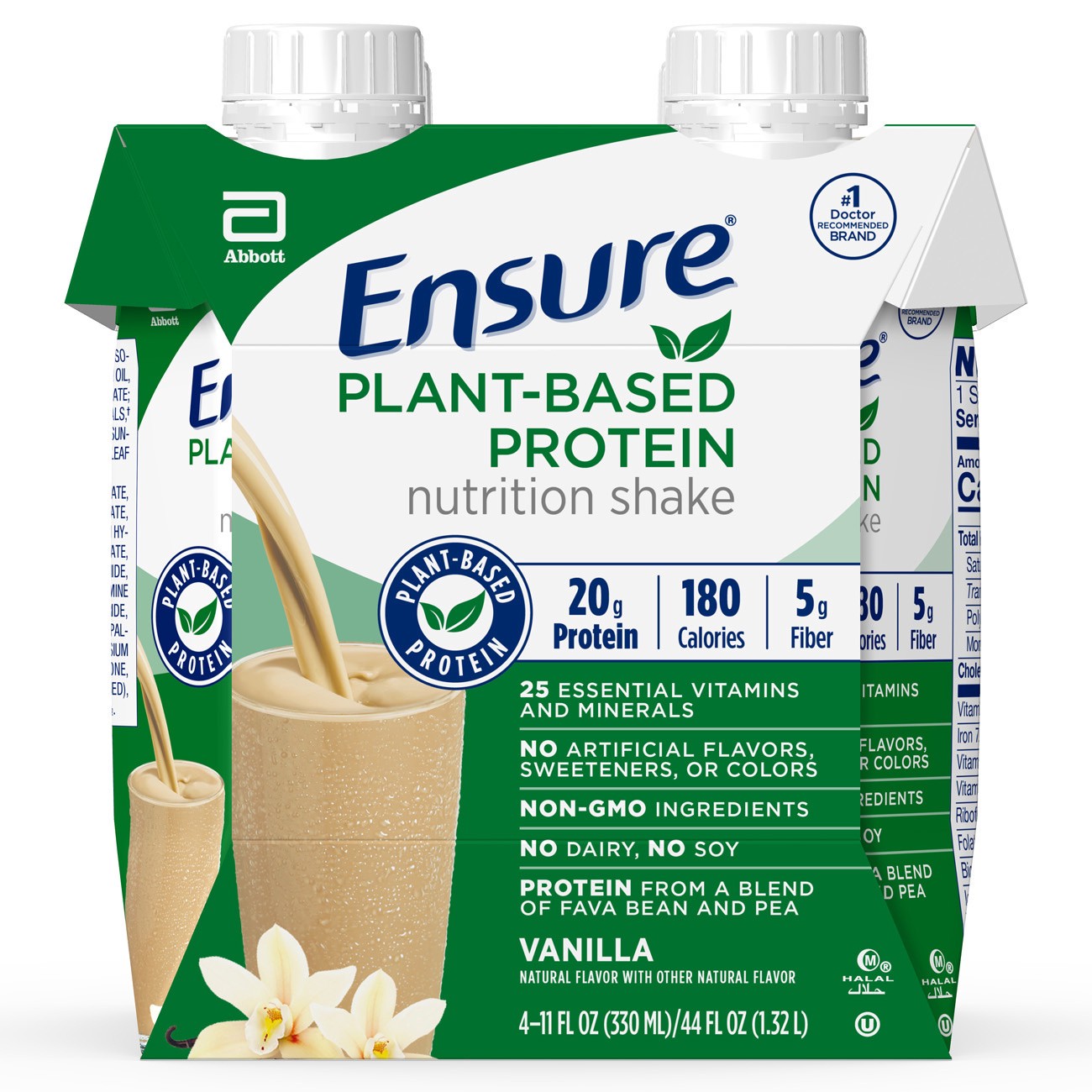 slide 10 of 10, Ensure Plant Protein Vanilla Nutritional Shake, 4 ct; 11 oz