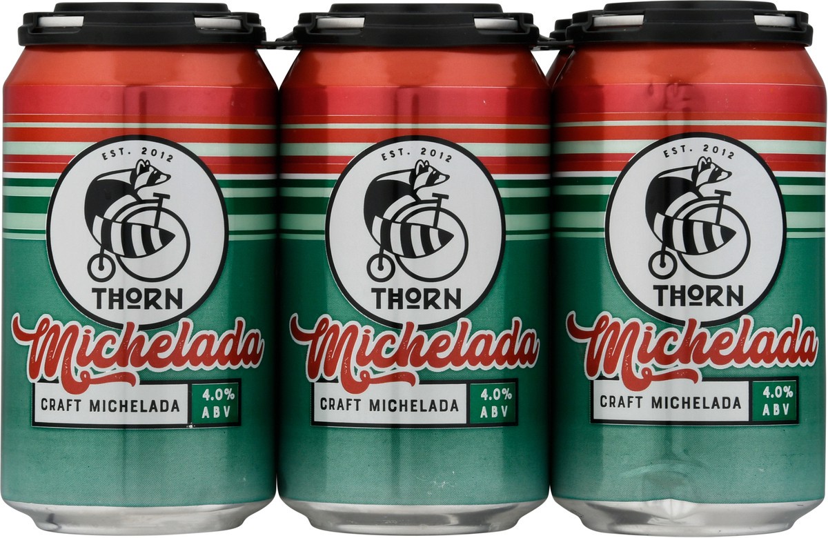 slide 11 of 12, Thorn Michelada 6 - 12 fl oz Cans, 6 ct