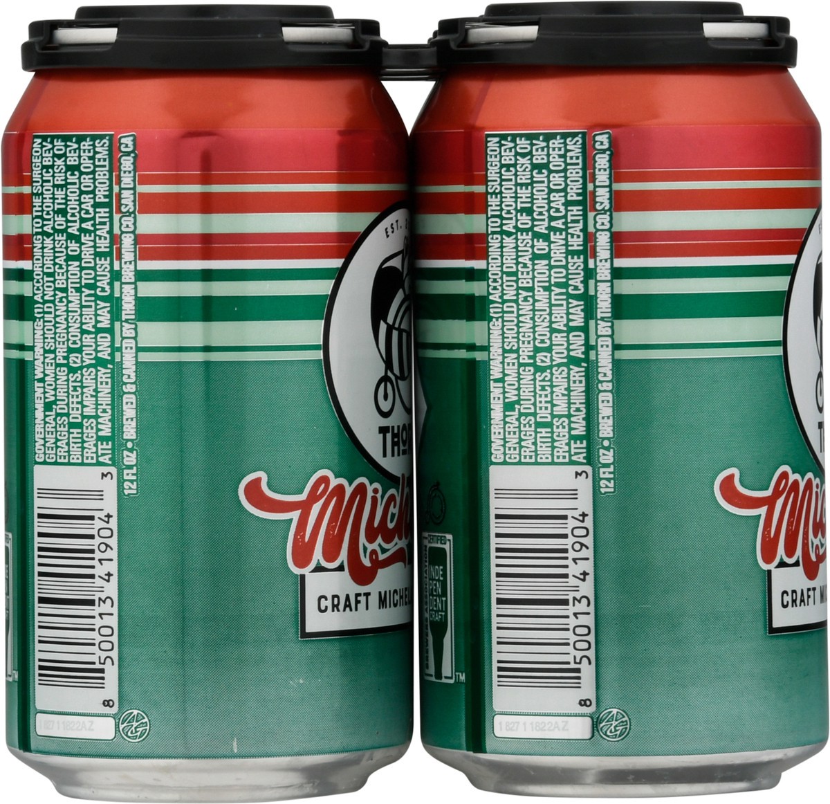 slide 3 of 12, Thorn Michelada 6 - 12 fl oz Cans, 6 ct