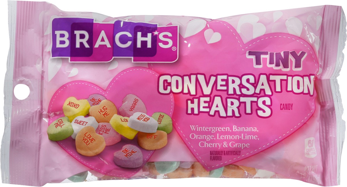 slide 4 of 13, Brach's Conversation Hearts Candy Tiny 7 oz, 7 oz