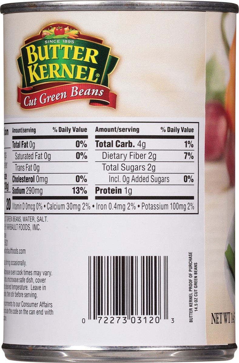 slide 5 of 9, Butter Kernel Cut Green Beans, 14.5 oz