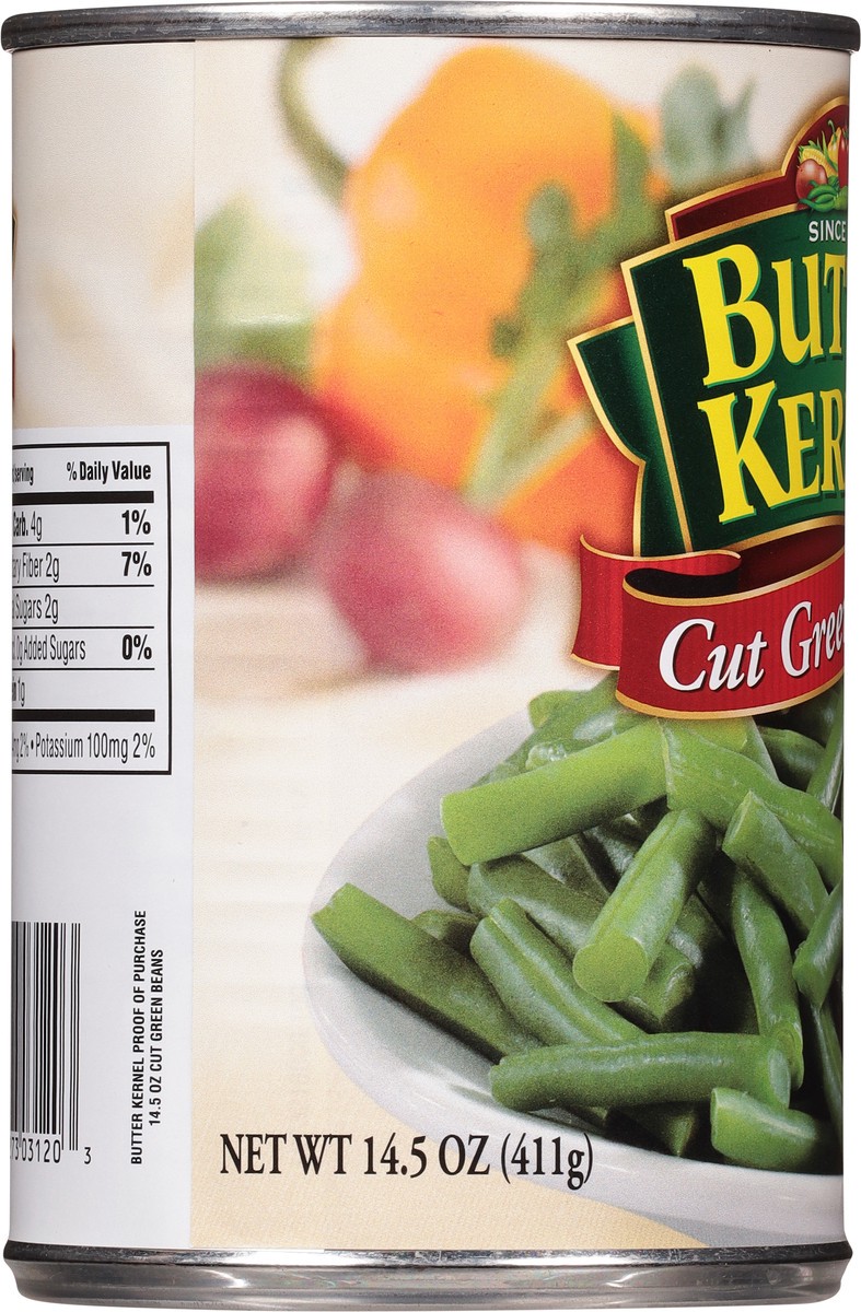 slide 7 of 9, Butter Kernel Cut Green Beans, 14.5 oz